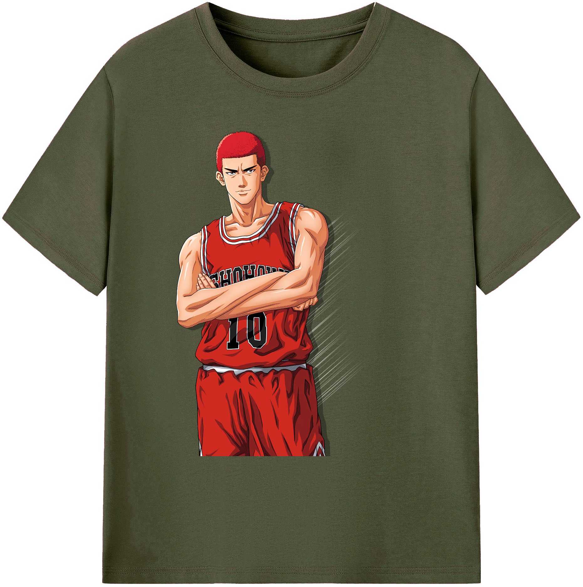 （画像用） SLAM DUNK／スラムダンク 綿100％ メンズ半袖Tシャツ｜肌触りやわらか＆通気性